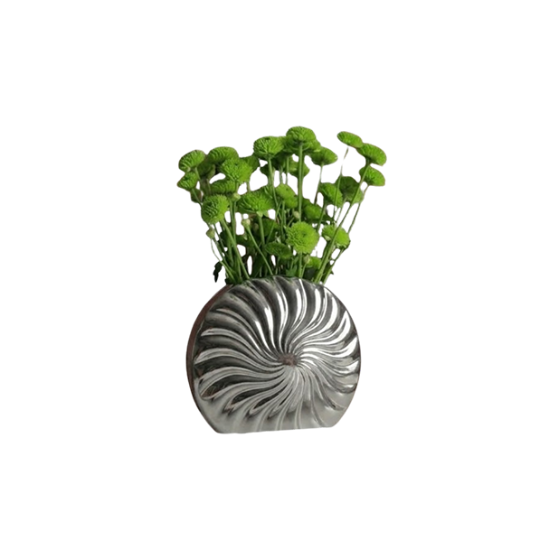 Chrome Swirl Vase Thumbnail
